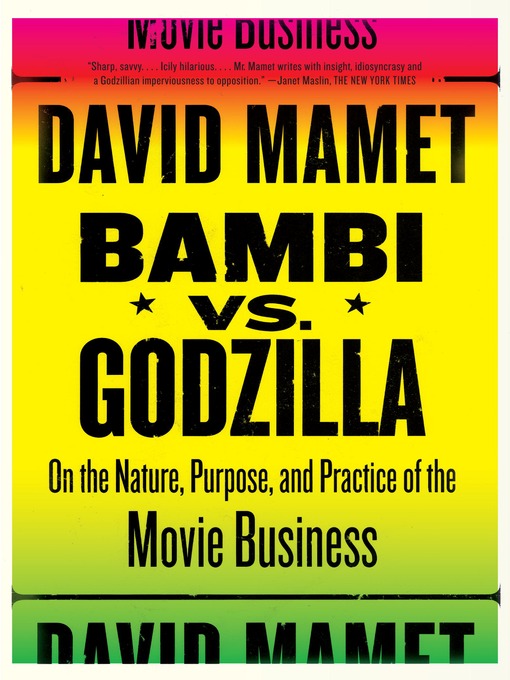 Title details for Bambi vs. Godzilla by David Mamet - Available